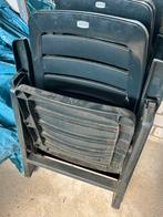 2 groene tuinstoelen - inklapbaar, Tuin en Terras, Tuinstoelen, Ophalen of Verzenden, Gebruikt, Kunststof, Stapelbaar