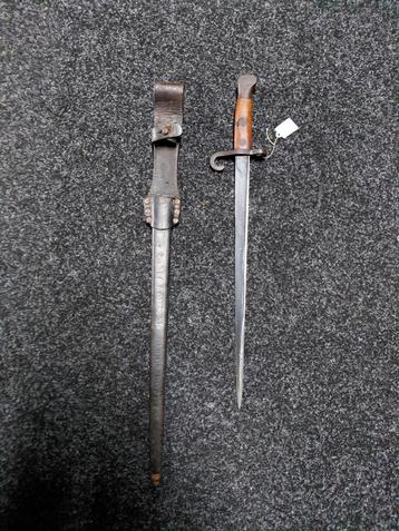 Hembrug bajonet met krul ww2 wo2 ww1 wo1 beschikbaar voor biedingen