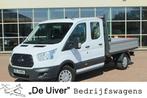 Ford Transit 350 2.0 TDCI L3H1 DC Trend RWD, Auto's, Stof, 4 cilinders, Wit, Bedrijf