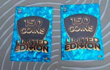 2x 150 punten limited edition kaarten. beschikbaar voor biedingen