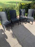 Loyd loom eetkamerstoel 6x, Huis en Inrichting, Stoelen, Ophalen, Zo goed als nieuw, Zwart, Vijf, Zes of meer stoelen