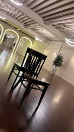 2 stoelen, Huis en Inrichting, Stoelen, Ophalen, Gebruikt, Twee, Bruin