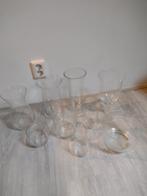 Glazen vazen, Overige kleuren, Ophalen of Verzenden, Minder dan 50 cm, Glas