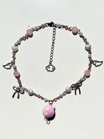 Pink Cat Necklace / "Roze Kat" Ketting, Handgemaakt, Ophalen of Verzenden, Nieuw