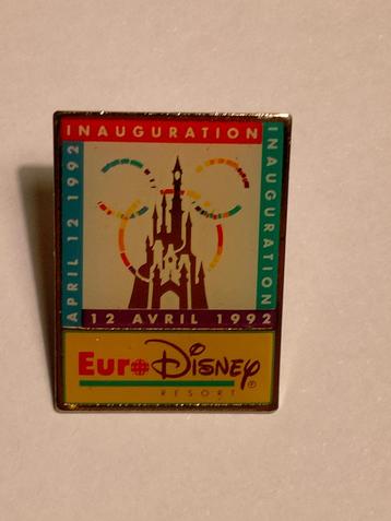 Euro Disney 12 april 1992 vintage opening pretpark pin  beschikbaar voor biedingen