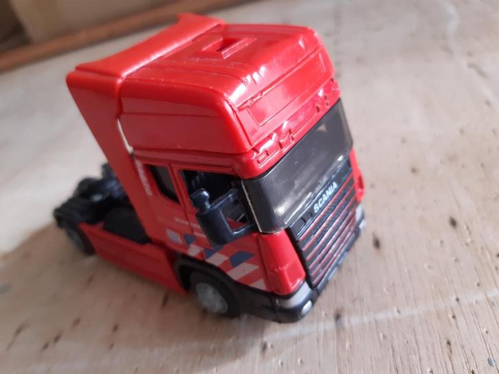 Teama Brandweer Truck Scania  112, Hobby en Vrije tijd, Modelauto's | 1:87, Gebruikt, Bus of Vrachtwagen, Overige merken, Ophalen of Verzenden