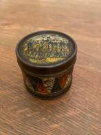 Vintage De Jong's Chocolade Blik trommeltje Wormerveer, Ophalen of Verzenden, Gebruikt, Gebruiksvoorwerp