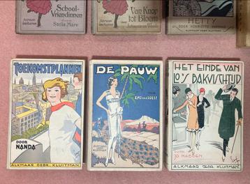 7x meisjes boeken van rond 1925 (Gebr. Kluitman) beschikbaar voor biedingen