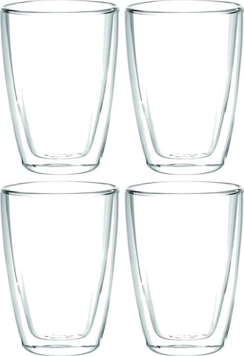 Hi Latte Macchiato glazen - 400ml - 4 stuks, Antiek en Kunst, Antiek | Servies compleet, Ophalen of Verzenden
