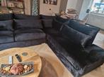 Zwarte Croco Hoekbank, Huis en Inrichting, Banken | Bankstellen, 250 tot 300 cm, 100 tot 125 cm, Hoekbank, Ophalen of Verzenden