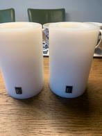 Eichholtz kandelaars ( vintage) set van 2, Kunststof, Wit, Ophalen of Verzenden, Zo goed als nieuw