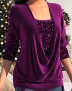 top, Paars, Maat 42/44 (L), Nieuw, Ophalen of Verzenden