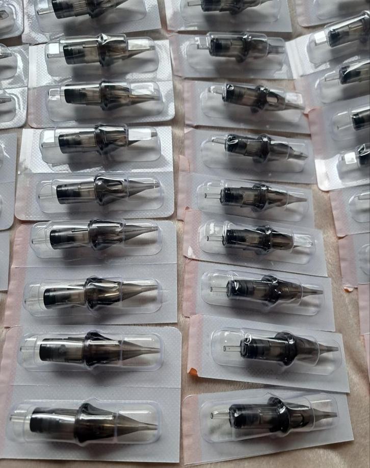 100 Professionele tattoo cartridges, tattoo naalden Inkfish, Hobby en Vrije tijd, Overige Hobby en Vrije tijd, Nieuw, Ophalen of Verzenden