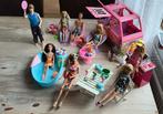 Barbie Pool-party Speelset met camper, Ophalen of Verzenden, Gebruikt, Barbie
