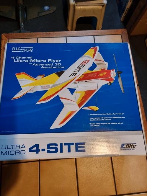 4-site van e-flite, Hobby en Vrije tijd, Modelbouw | Radiografisch | Vliegtuigen, Gebruikt, Elektro, Ophalen