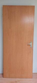 Massief houten opdek binnendeur, linksdraaiend, Ophalen, Gebruikt, 80 tot 100 cm, Binnendeur