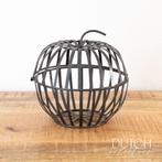 Metalen Appel Mandje, Rustieke Countrylife Style, Ophalen of Verzenden