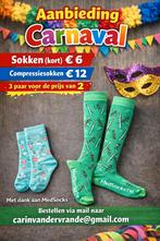 Carnavalsaanbieding: Sokken & Compressiekousen, Sokken en Kniesokken, MedSocks, Overige kleuren, Nieuw
