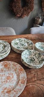 Blaadjes servies, Huis en Inrichting, Keuken | Servies, Ophalen of Verzenden, Zo goed als nieuw, Overige stijlen, Bord(en)
