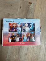 Frozen 4 puzzels compleet, Gebruikt, Ophalen of Verzenden