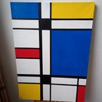Mondriaan Stijl Schilderij, Ophalen of Verzenden