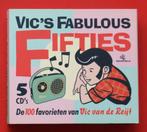 5cd Vic's Fabulous Fifties 100 favorieten Van de Reijt 50's, Ophalen of Verzenden, Gebruikt, Pop