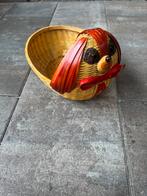 Leuk Rieten Mandje in Hond vorm, Ophalen of Verzenden, Zo goed als nieuw, Overige vormen, Riet