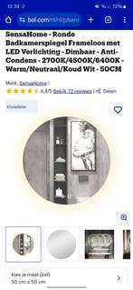 Badkamerspiegel met licht en anticondens, Huis en Inrichting, Badkamer | Badkamermeubels, Ophalen, Overige typen, Nieuw, Minder dan 25 cm