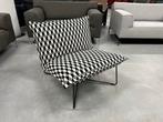 Nieuw Jess Design Earl Fauteuil zwart wit stof Stoel, Huis en Inrichting, Fauteuils, Nieuw, 75 tot 100 cm, Jess, Stof