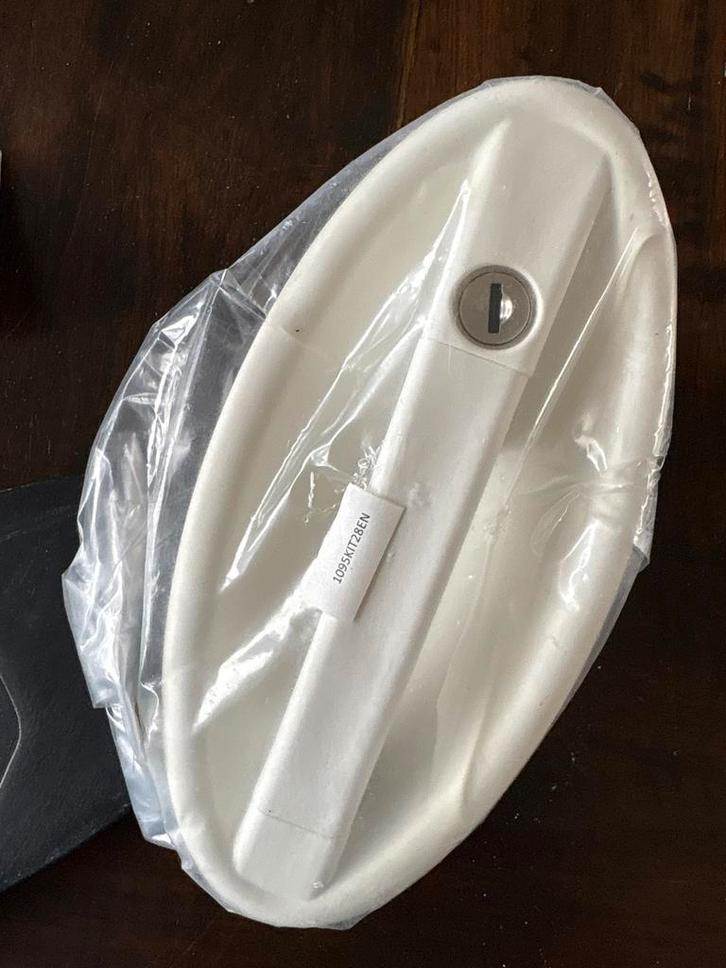 Wit Deurslot Camper - Nieuw!, Caravans en Kamperen, Caravan accessoires, Nieuw, Ophalen of Verzenden