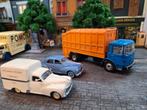 Frans setje 2. Saviem vuilniswagen en 2x peugeot, Hobby en Vrije tijd, Modelauto's | 1:43, Ophalen of Verzenden, Zo goed als nieuw