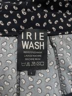 Irie Wash travelstof midi rok met plooien maat L zwart, Maat 38/40 (M), Irie Wash, Zwart, BOUTIQUE@irieparis.com