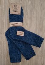 3 Paar Dikke Alpaca Wollen Sokken Maat 41-47, Blauw, Nieuw, Overige maten, Ophalen of Verzenden