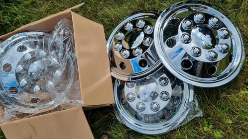 Set Wieldoppen Chroom, Auto diversen, Wieldoppen, Nieuw, Ophalen of Verzenden