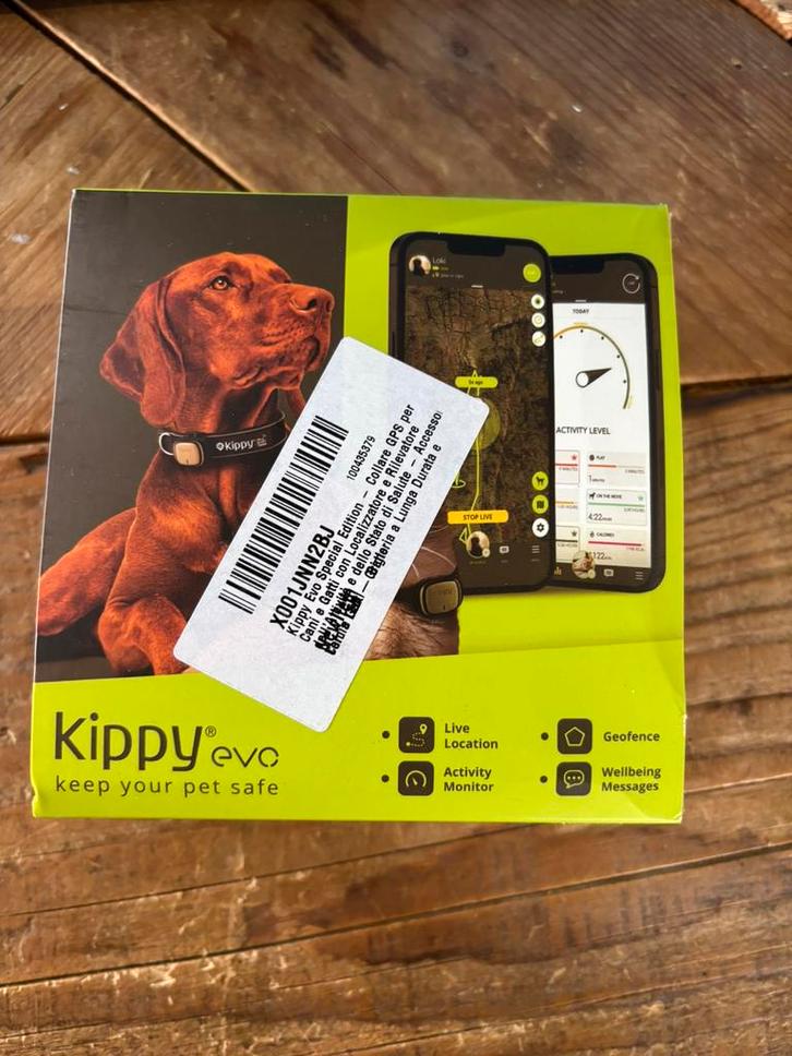 Nieuw- Kippy GPS tracker hond - grey stone, Dieren en Toebehoren, Honden-accessoires, Nieuw, Ophalen of Verzenden