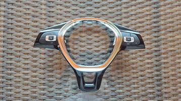 VW Golf 7 Stuur Inleg Hoogglans Zwart inclusief knoppen.  beschikbaar voor biedingen