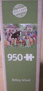 Puzzel 950 stukjes Riding School, paardrij school Jumbo, Ophalen of Verzenden, 500 t/m 1500 stukjes, Zo goed als nieuw
