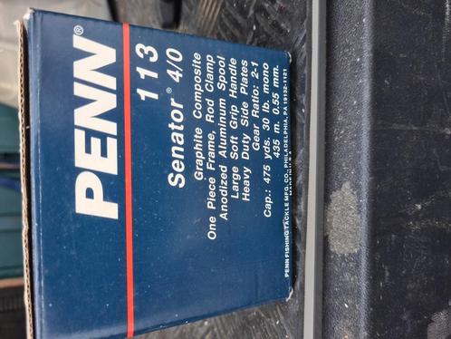 Penn Senator 113 4/0 Vis Molen - Gebruikt, Watersport en Boten, Hengelsport | Karpervissen, Gebruikt, Molen, Ophalen