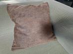 Bruin gemêleerd design kussen, Ophalen of Verzenden, Zo goed als nieuw, Bruin, Vierkant