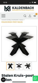 Stalen onderpoot - kruis, Ophalen, Gebruikt, 100 tot 150 cm, Rond