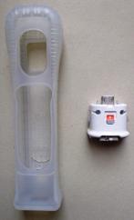 Originele Motion Plus Adapter Wit +verlengd siliconen hoesje, Spelcomputers en Games, Games | Nintendo Wii, Ophalen of Verzenden