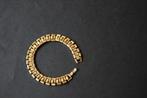vergulde schakel-armband, ploro 18 krt., Ophalen of Verzenden, Zo goed als nieuw, Goud, Goud