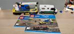 LEGO City 60198 Goederentrein Wagon Hijskraan + Vrachtwagen, Ophalen of Verzenden, Zo goed als nieuw, Complete set, Lego