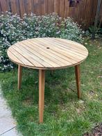Kave Home acaciahouten tuintafel, Ophalen, Zo goed als nieuw, Rond, Hout