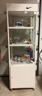 Originele Nike vitrine, Huis en Inrichting, Ophalen, 50 tot 75 cm, Metaal, 50 tot 100 cm