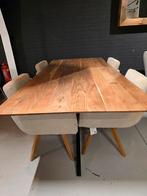 Showroommodel | Eettafel Oslo | Acaciahout | 220 cm, Ophalen of Verzenden