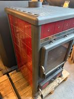 La Nordica Houtkachel - Rode Keramische Afwerking, Huis en Inrichting, Kachels, Ophalen, Italie, Gebruikt, Houtkachel