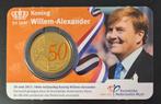 Nederland 50 cent 2017  - Willem Alexander in coincard, Postzegels en Munten, Munten | Nederland, Ophalen of Verzenden, Koningin Beatrix