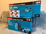 NIEUW Makita Bladblazer set compleet UB001CZ PDC01 4x BL1850, Ophalen of Verzenden, Nieuw
