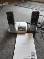Gigaset E560A Duo - Draadloze Telefoon, Ophalen of Verzenden, Gebruikt, 1 handset, Stralingsarm